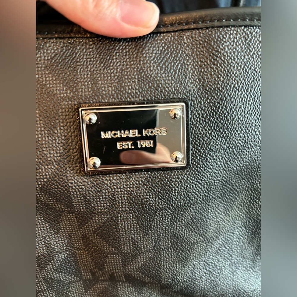 Michael Kors Jet Set black diaper bag